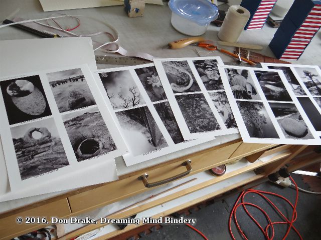 Reference prints of the photos for book 5 & 6 of Kate Jordahl's and Don Drake's One Poem Series