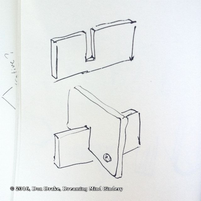 Diagram showing how to make a simple support for a cell phone with a piece of cardboard